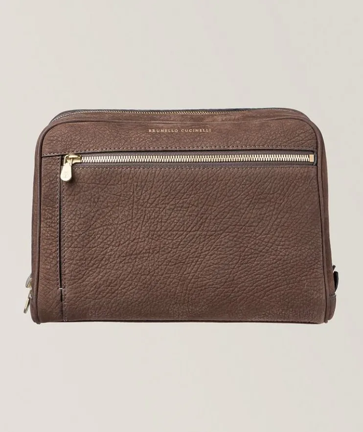 Nubuck Leather Beauty Case