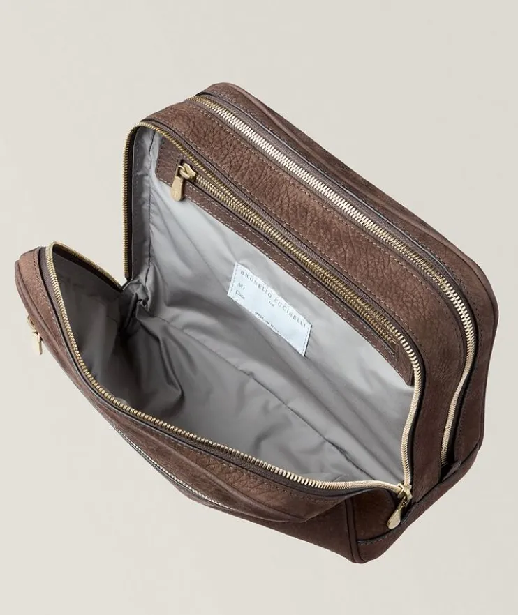 Nubuck Leather Beauty Case