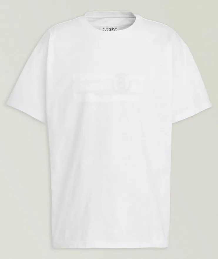 Numeric Paint Logo Cotton T-Shirt