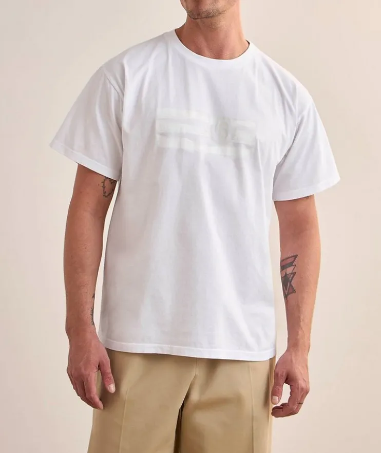 Numeric Paint Logo Cotton T-Shirt