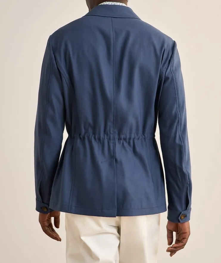 Nuvola Linen-Wool Field Jacket