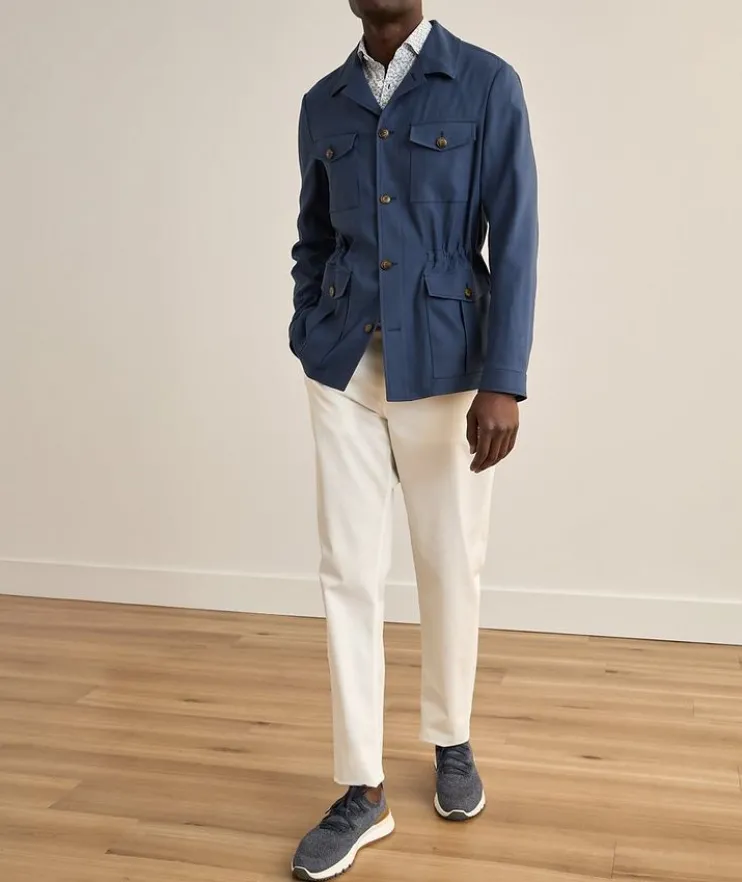 Nuvola Linen-Wool Field Jacket