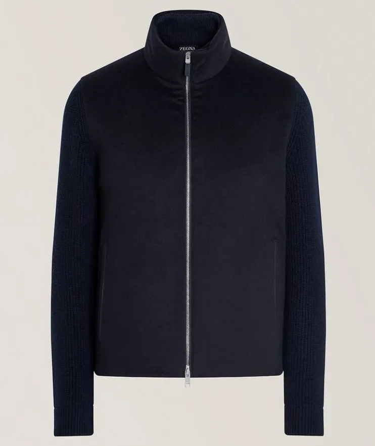 Oasi Cashmere Full-Zip Cardigan