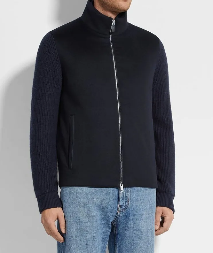 Oasi Cashmere Full-Zip Cardigan