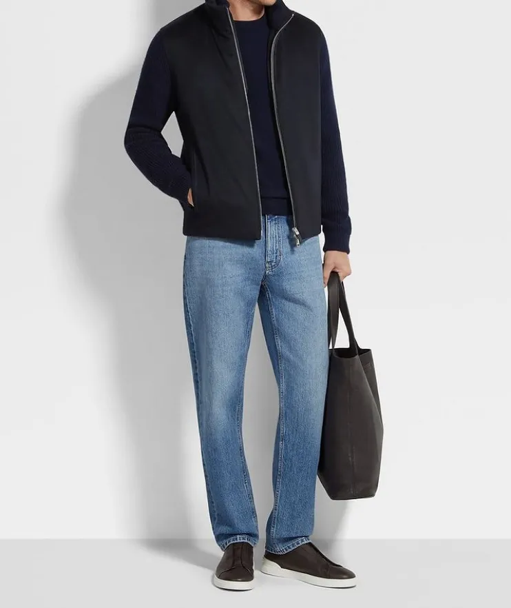 Oasi Cashmere Full-Zip Cardigan