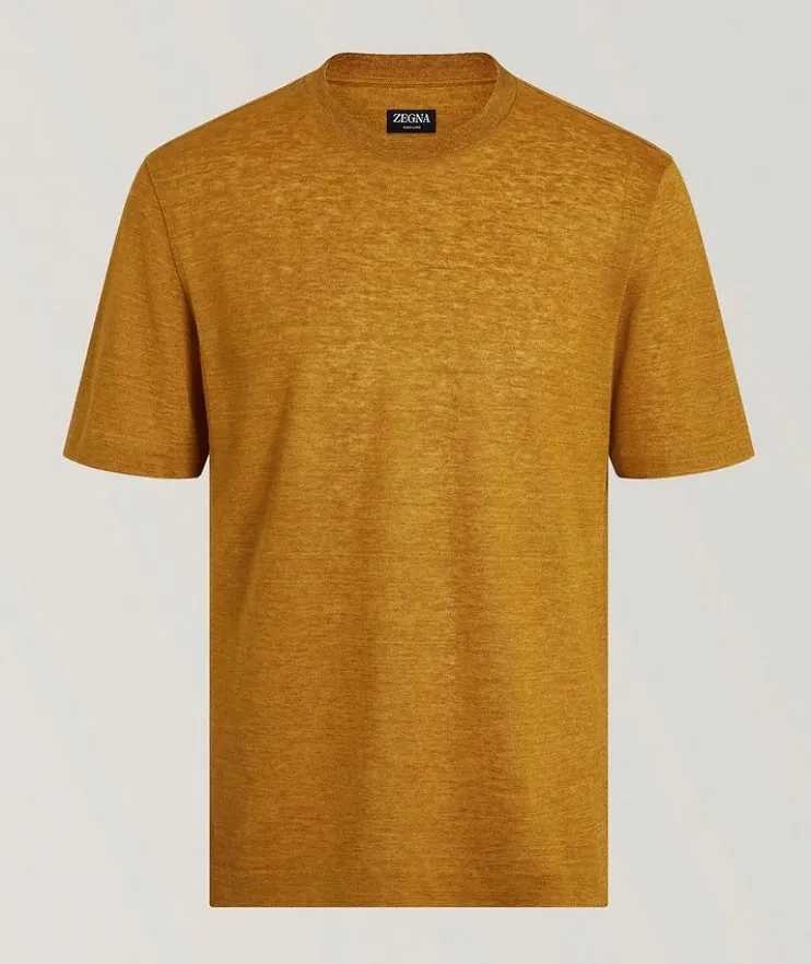 Oasi Lino Crewneck T-Shirt