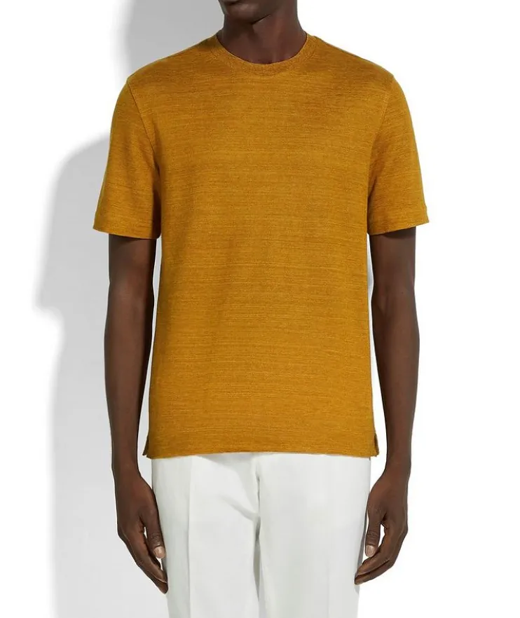 Oasi Lino Crewneck T-Shirt