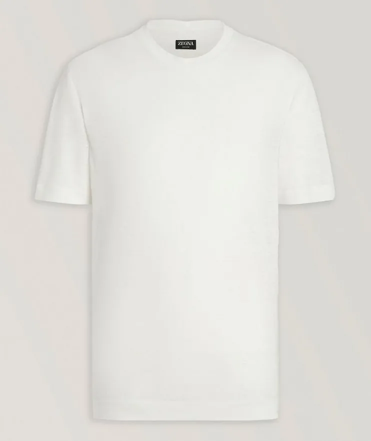 Oasi Lino Crewneck T-Shirt