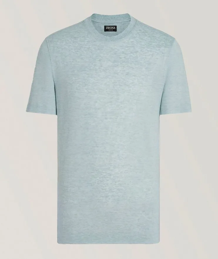 Oasi Lino Crewneck T-Shirt