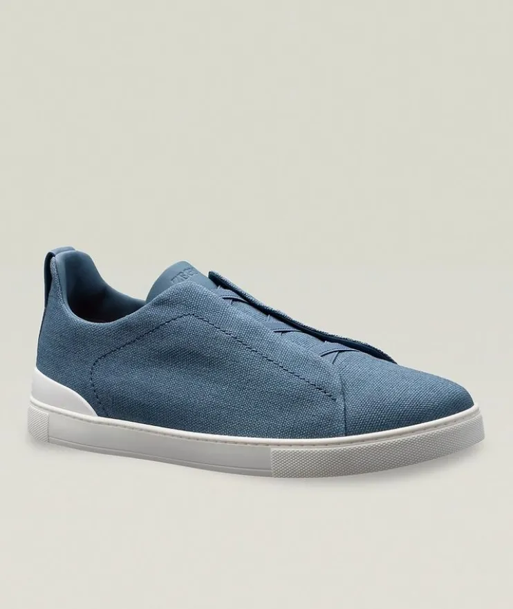 Oasi Triple Stitch Linen Sneakers