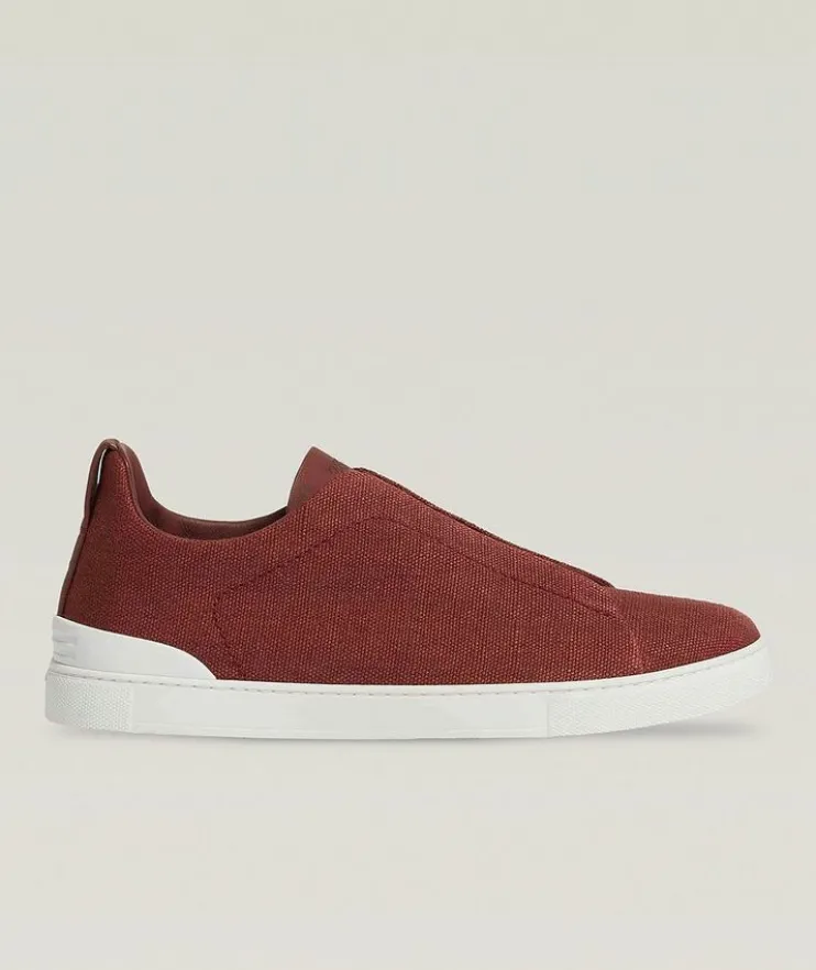 Oasi Triple Stitch Linen Sneakers