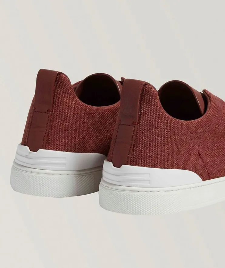 Oasi Triple Stitch Linen Sneakers