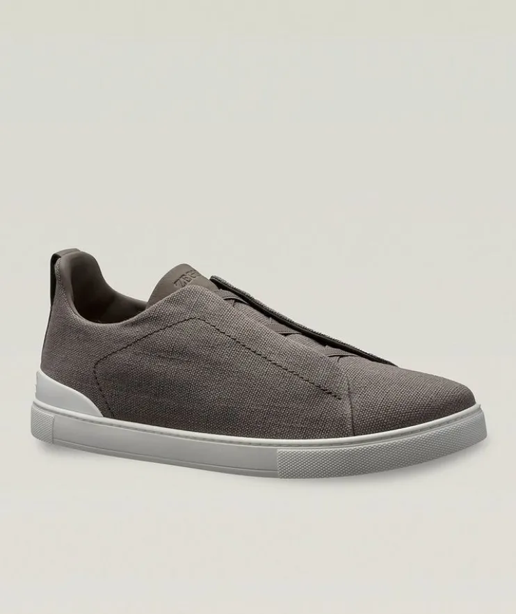Oasi Triple Stitch Linen Sneakers