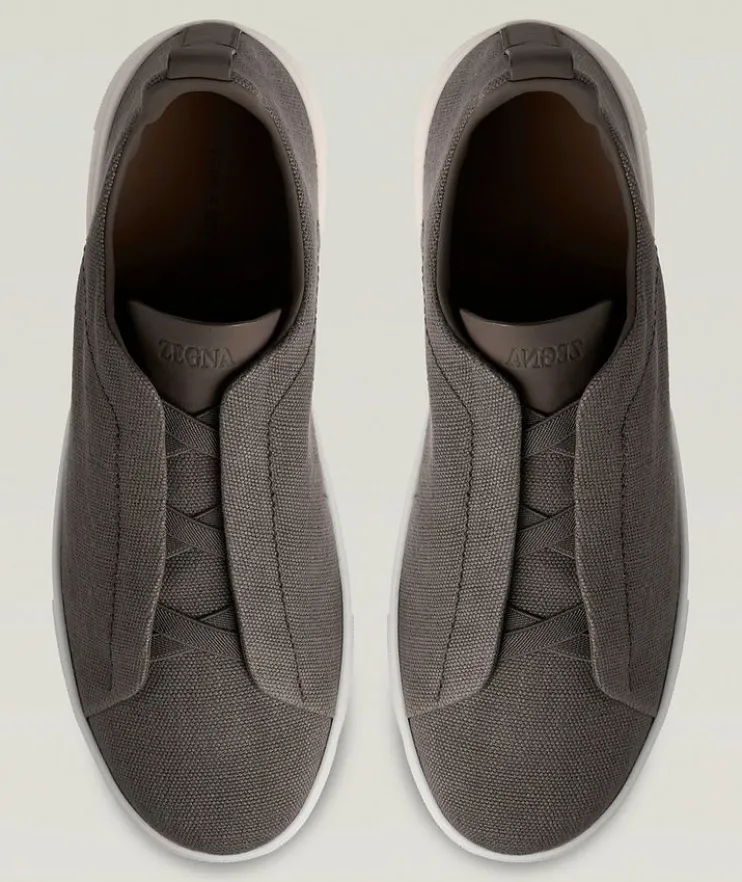 Oasi Triple Stitch Linen Sneakers