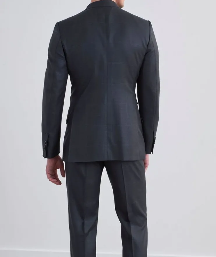 O'Connor Overchecked Wool-Silk Suit
