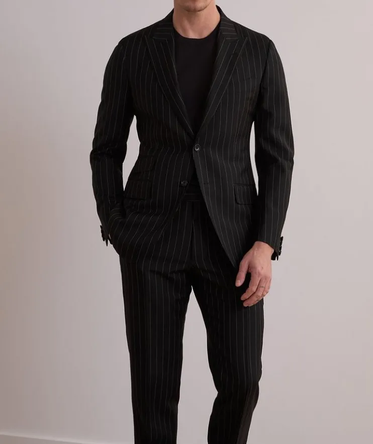 O'Connor Stripe Wool-Mohair Suit