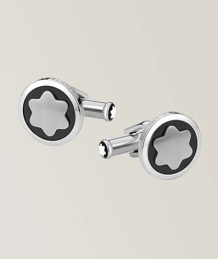 Onyx Snowcap Cufflinks