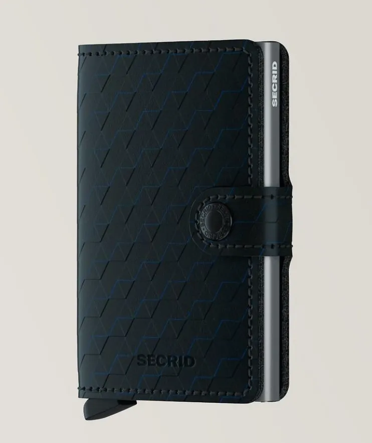 Optical Leather Miniwallet