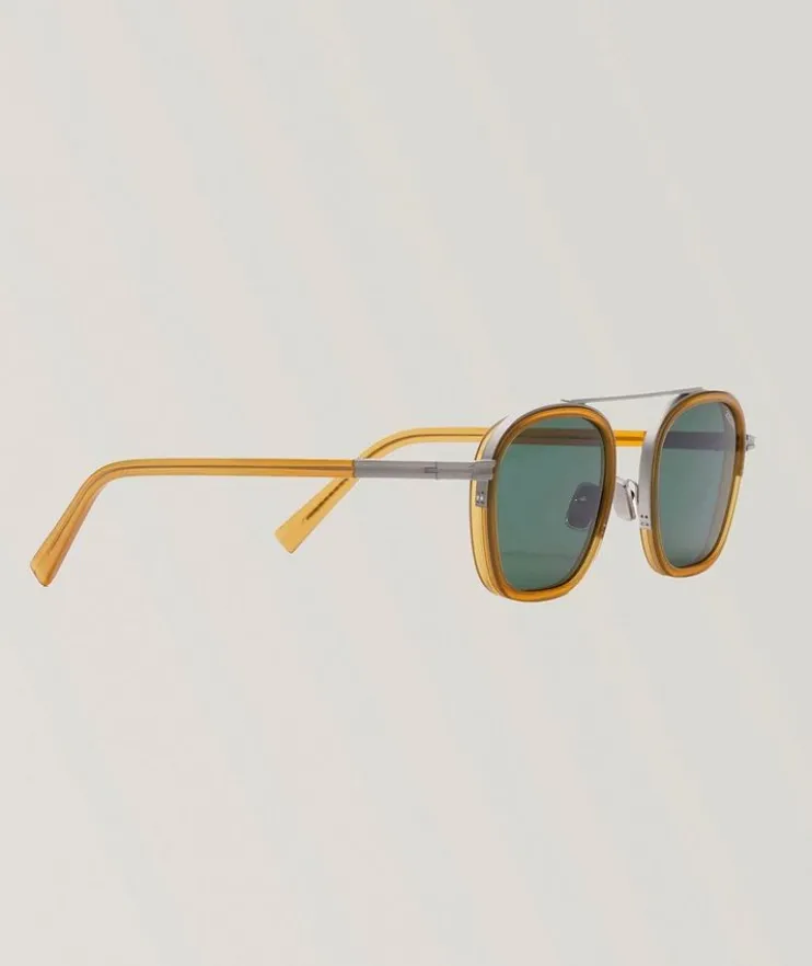 Orizzonte Acetate & Metal Sunglasses