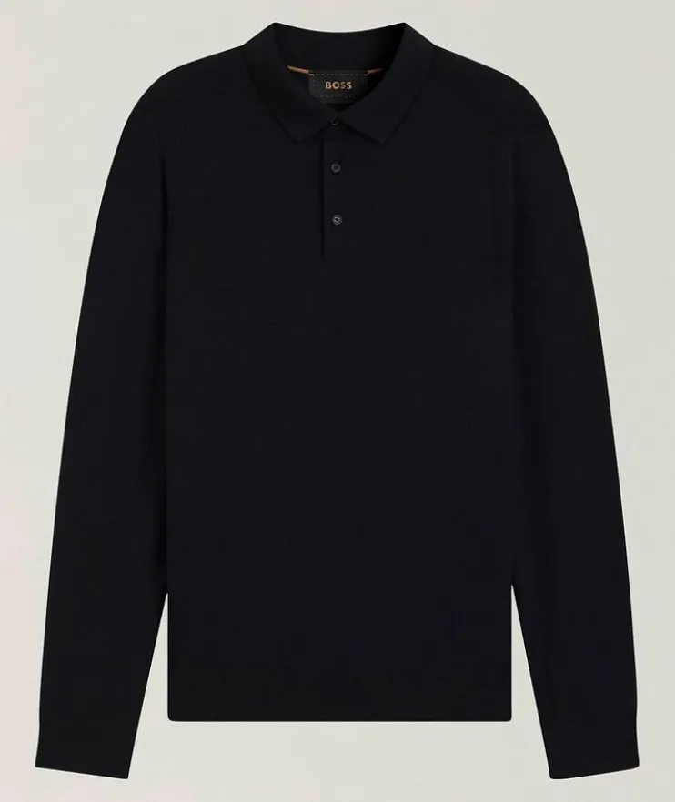 Ovio Wool-Silk-Cashmere Knit Polo