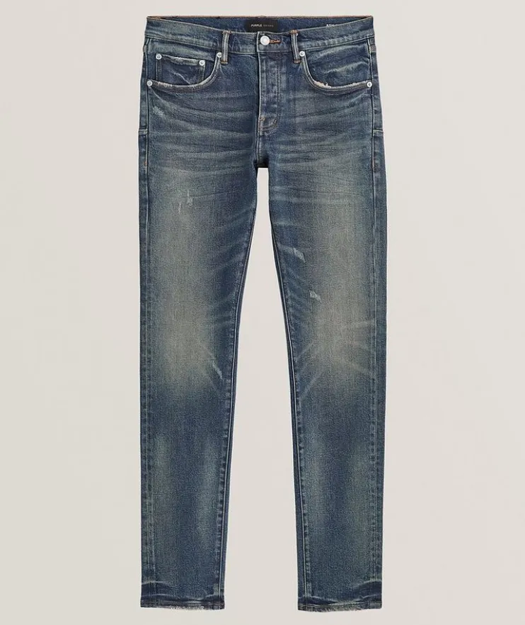 P001 Coated Skinny Jeans
