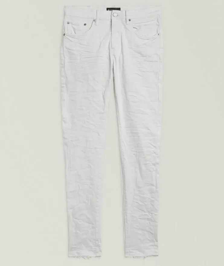 P001 3D Wrinkle Skinny Jeans