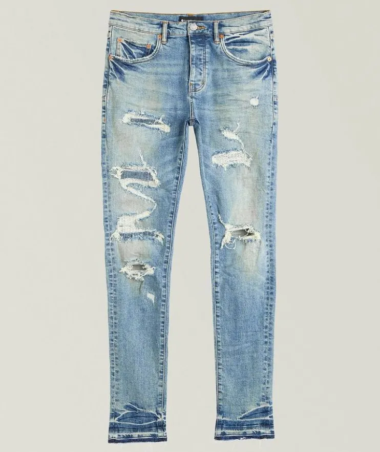 P001 Light Vintage Skinny Jeans