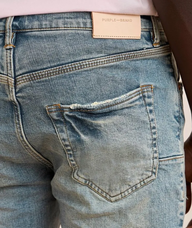 P001 Light Vintage Skinny Jeans