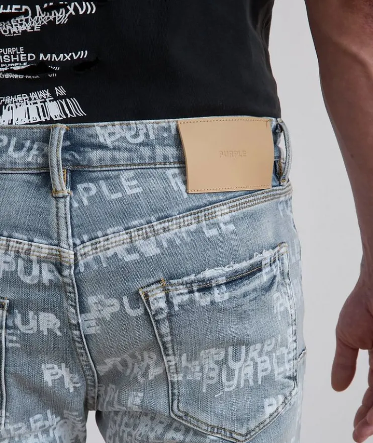 P001 Stretch-Cotton Logo Skinny Jeans