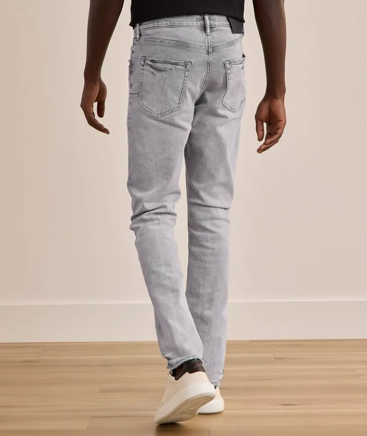 P005 Studded Overdye Slim-Straight Jeans