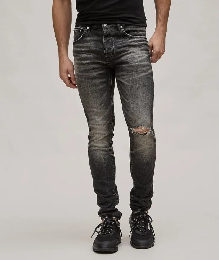P001 2-Year Worn Distressed Jeans