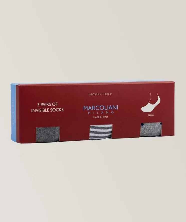 3-Pack Invisible Touch Original Socks