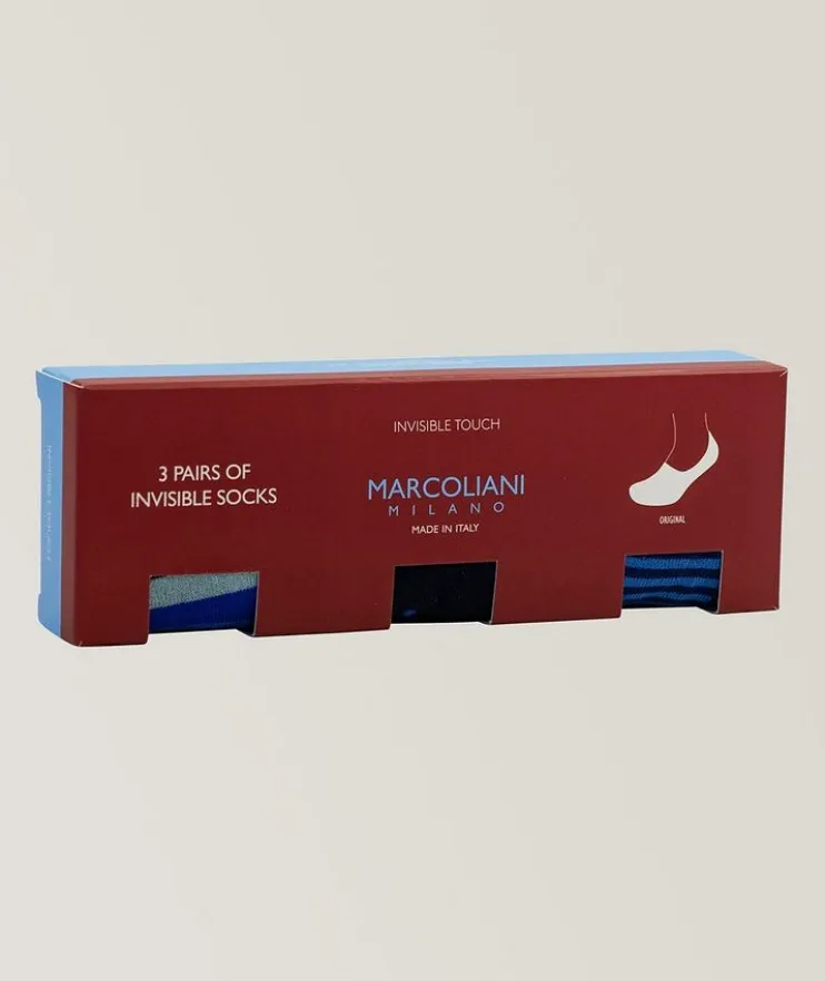 3-Pack Invisible Touch Original Socks