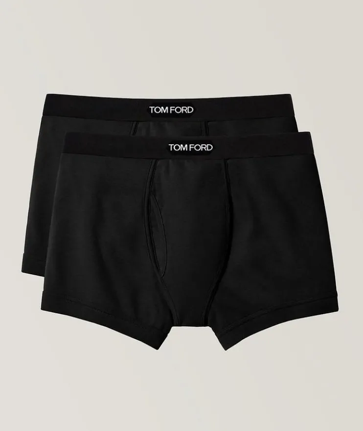 2-Pack Stretch-Cotton Boxer Briefs