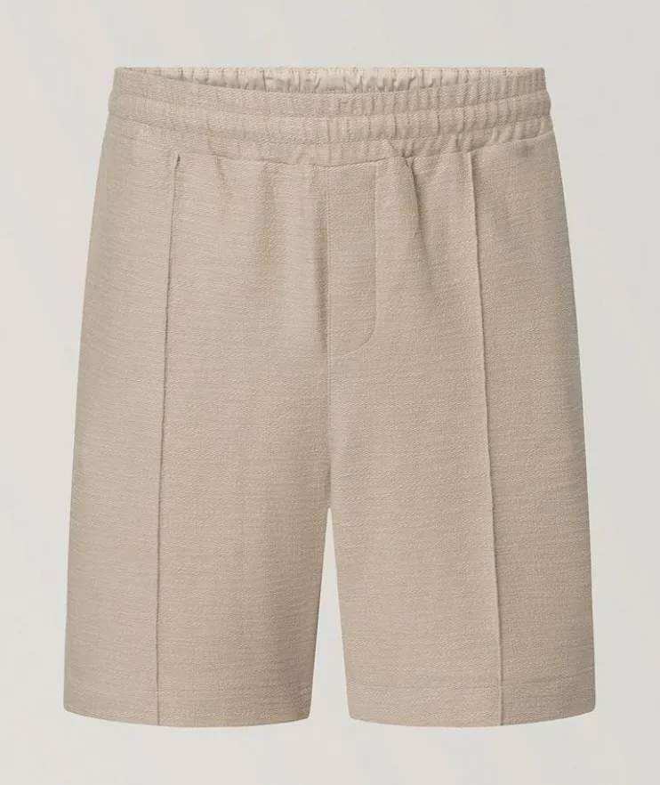 Paco Textured Cotton Shorts