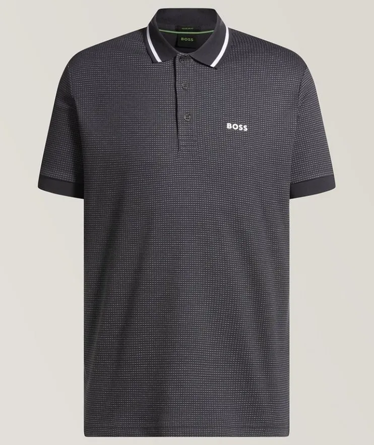 Paddy Tape Jacquard Cotton Polo