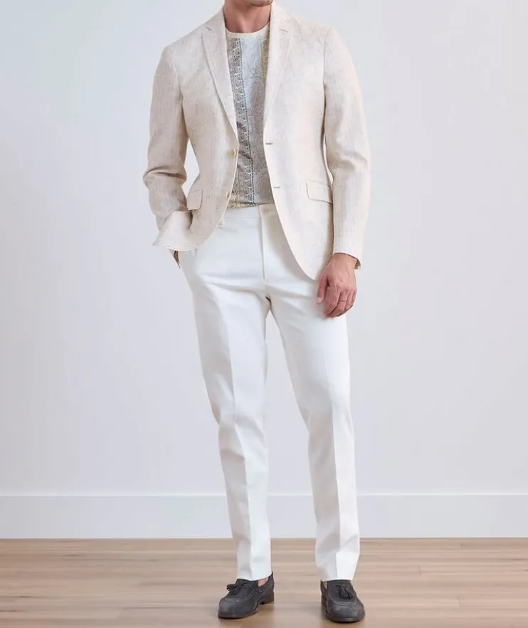 Paisley Cotton Crewneck T-Shirt