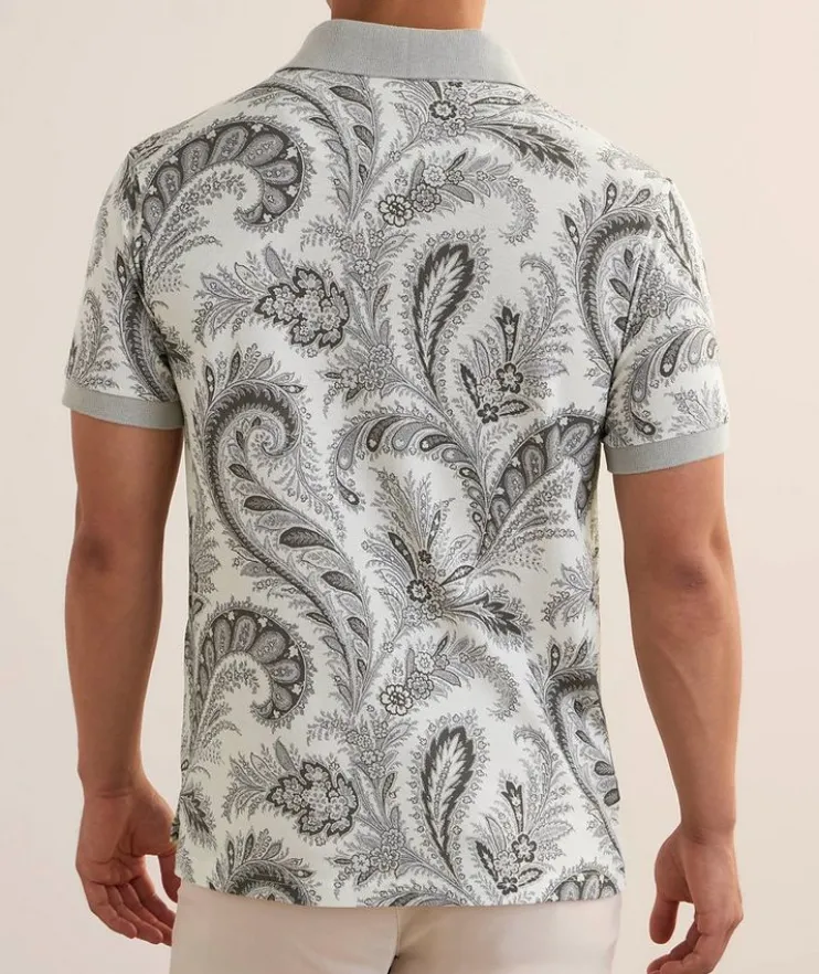 Paisley Cotton Polo
