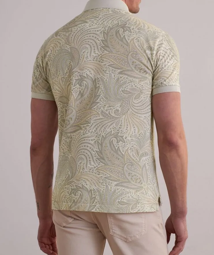 Paisley Cotton Polo
