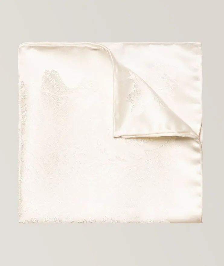 Paisley Silk Pocket Square