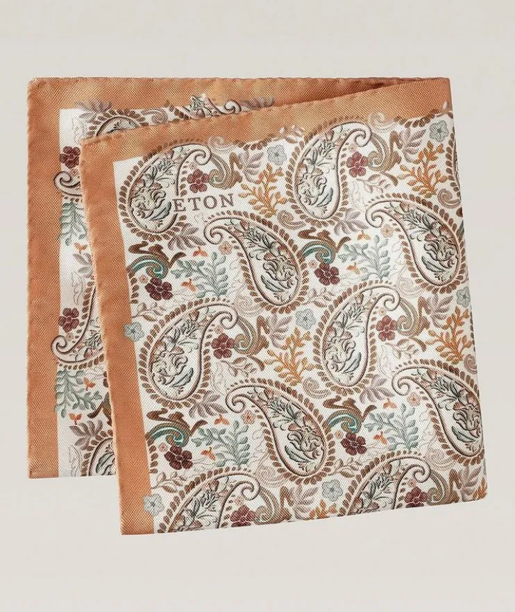 Paisley Silk Pocket Square
