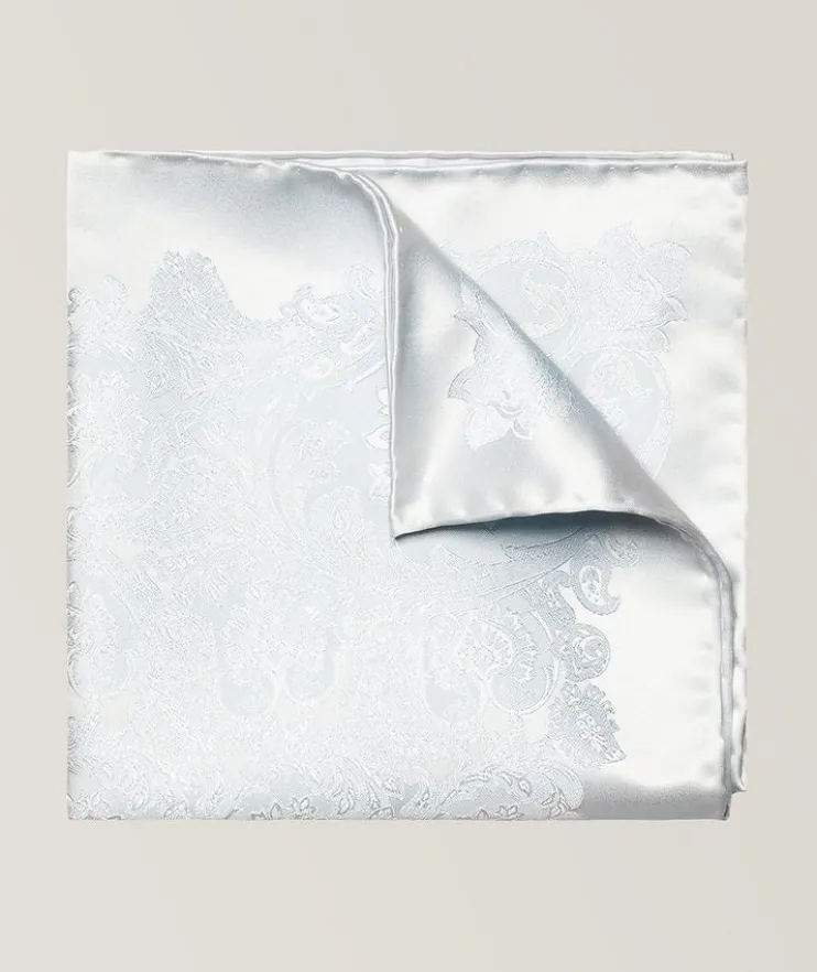 Paisley Silk Pocket Square