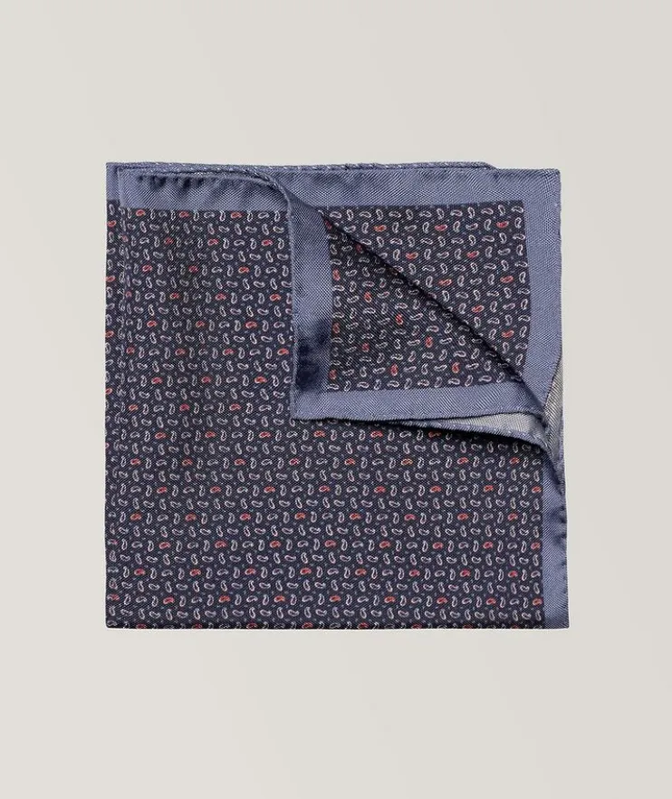Paisley Silk Pocket Square