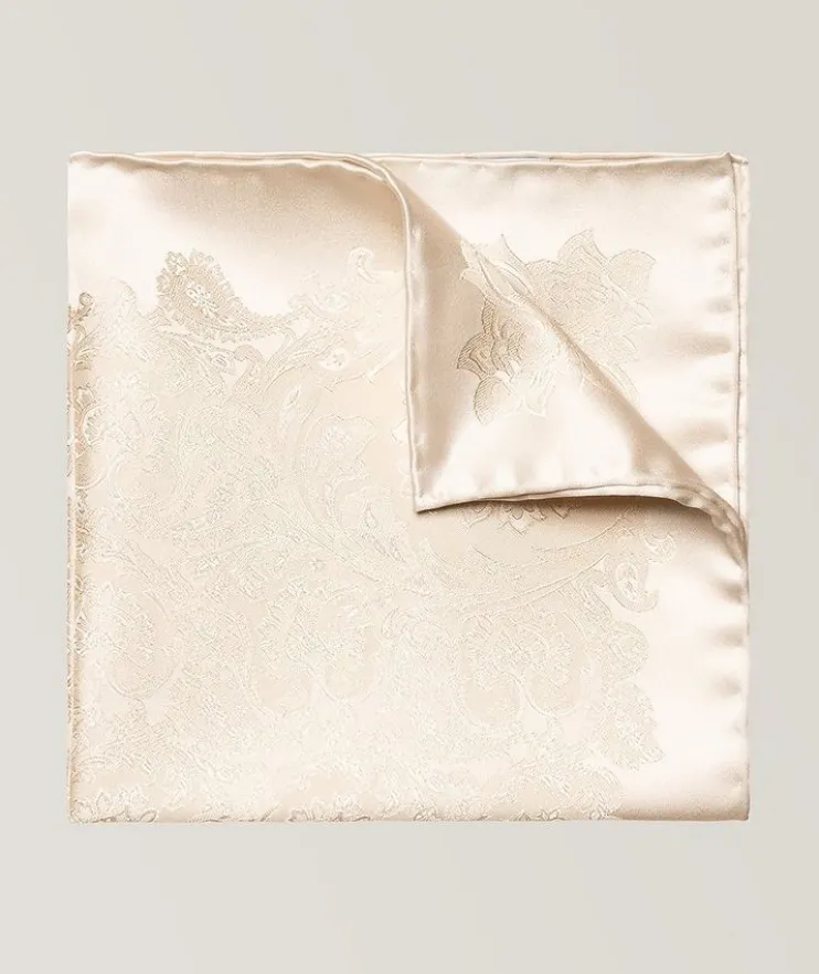Paisley Silk Pocket Square