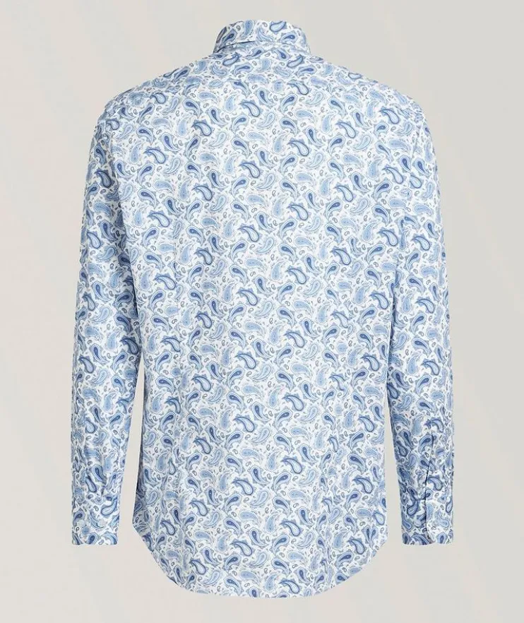 Paisley Stretch-Cotton Shirt