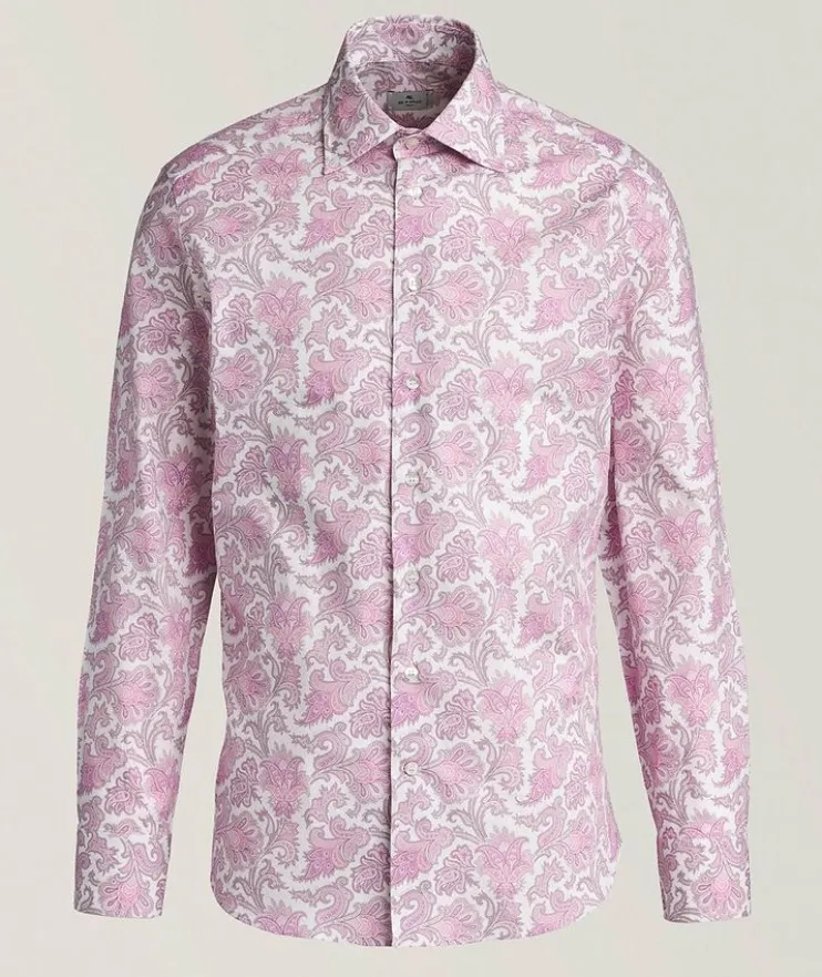 Paisley Stretch-Cotton Shirt