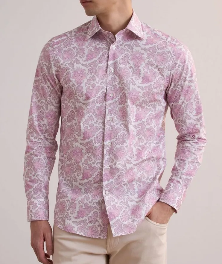Paisley Stretch-Cotton Shirt