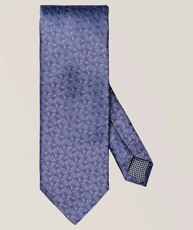 Paisley Woven Silk Tie