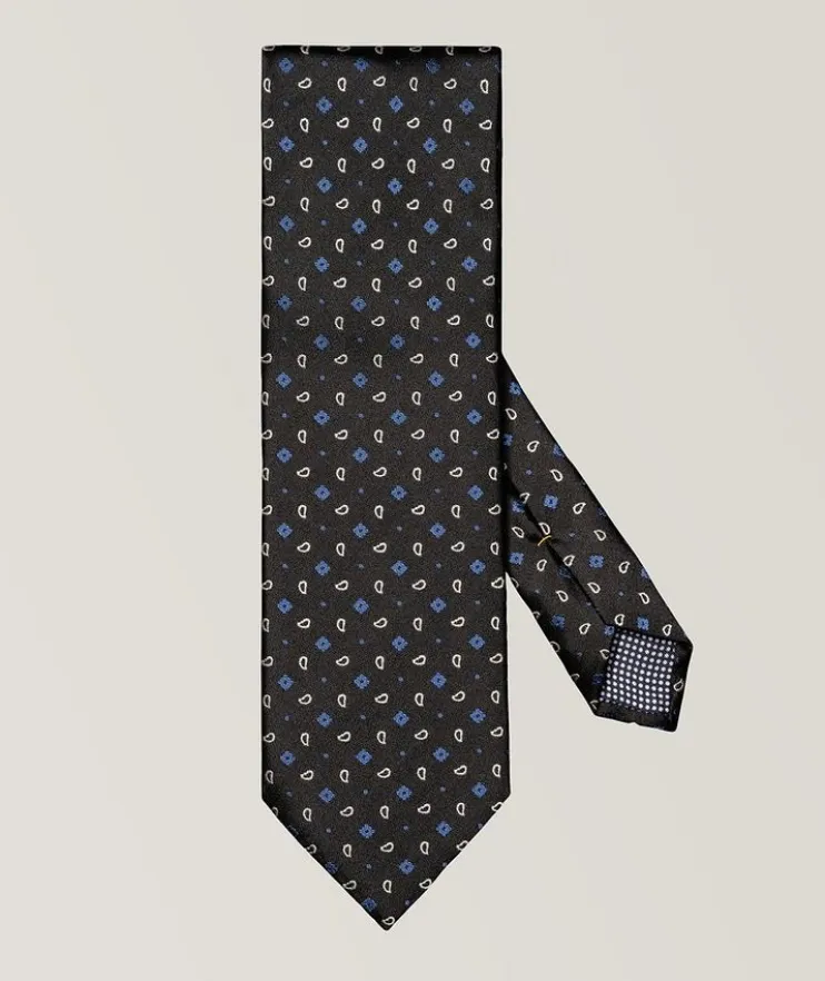 Paisley Woven Silk Tie