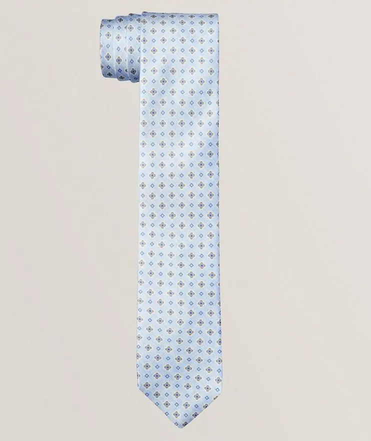 Panama Medallion Silk Tie